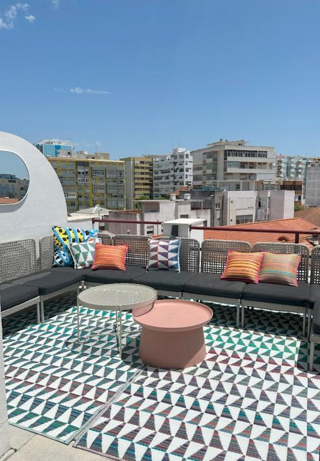 Apartament Groovy Caparica Gem With Large Sunny Terrace Costa de Caparica Zewnętrze zdjęcie
